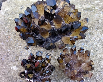10LB Natural Smoky Quartz Cluster,Quartz Crystal Cluster,Energy Crystal,Crystal VUG,Reiki Healing,Mineral Sample,Rock,Decor,Crystal Gift