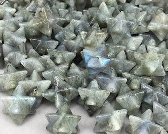 10mm  Natural labradorite quartz Merkaba Star,Quartz Crystal Star,Mini Star,gem,Crystal gifts,crystal energy,Crystal carving,Crystal healing
