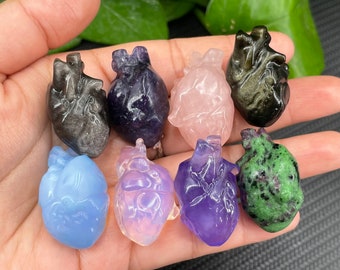 Natürliche Mix Kristall Herz,Kristall Energie,Quarz Carving,Kristall Sammlung,Kristall Heilung,Kristall Geschenke,Kristall Sammlung