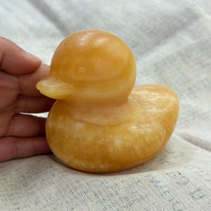 Natural Yellow Calcite Duck,Duck Family,Crystal Duck,Quartz Crystal,Crystal Animal,Home Decoration,Mineral Samples,Reiki Healing,Gifts