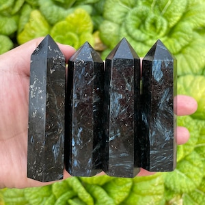 Natural Astrophyllite Obelisk,Quartz Wand Point,Crystal Tower,Home Decoration,Crystal Mineral Specimen,Crystal Heal,Crystal Gifts