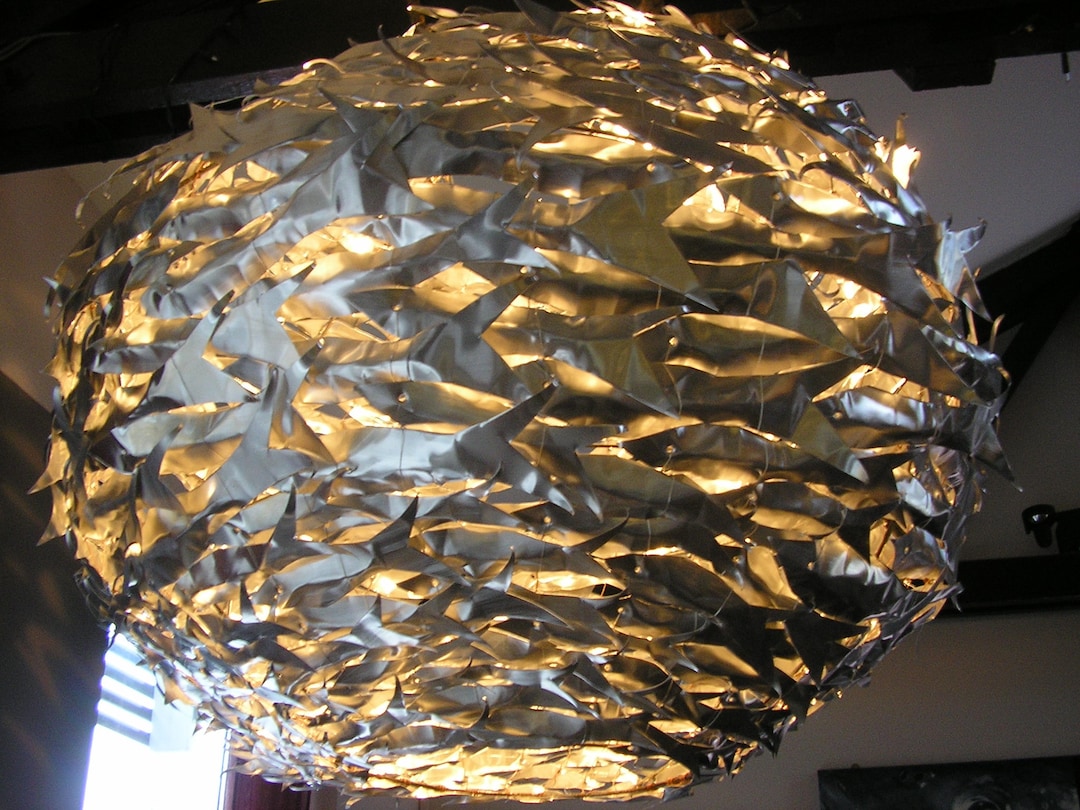 Metal Sculpture, Large 'bait Ball' - Etsy UK
