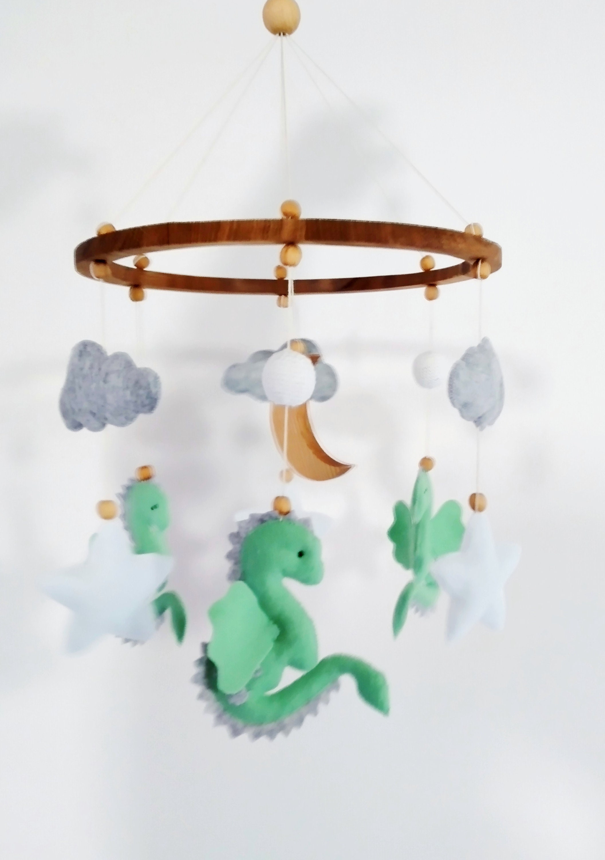 PDF Dragon Baby Mobile Dragon Mobile Dragon Nursery Felt Etsy