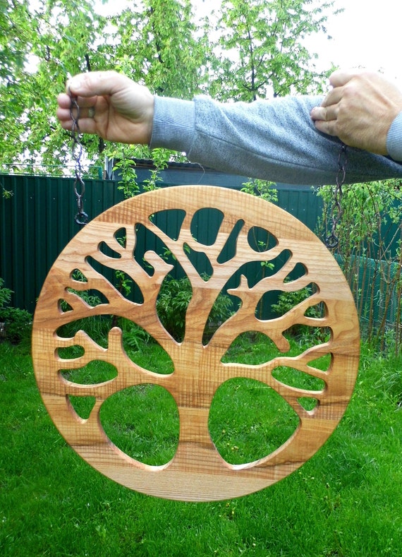 Wood Carved TREE OF LIFE Hand Carved Tree of Life Wooden Etsy UK