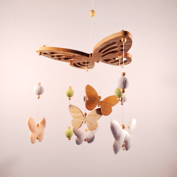 Butterfly Crib Mobile Etsy