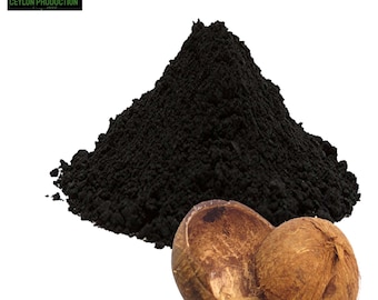 Coconut shell charcoal Pure Organic Activated Carbon ground Powder 100% Natural