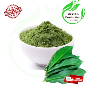 Dehydrated organic Insulin plant leaves powder /Fiery Costus from sri lanka ceylon pure natural help to reduce Blood sugar