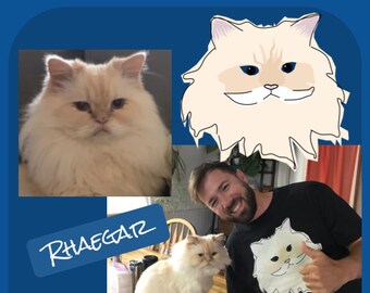 Huisdier portret - digitaal ontwerp op maat