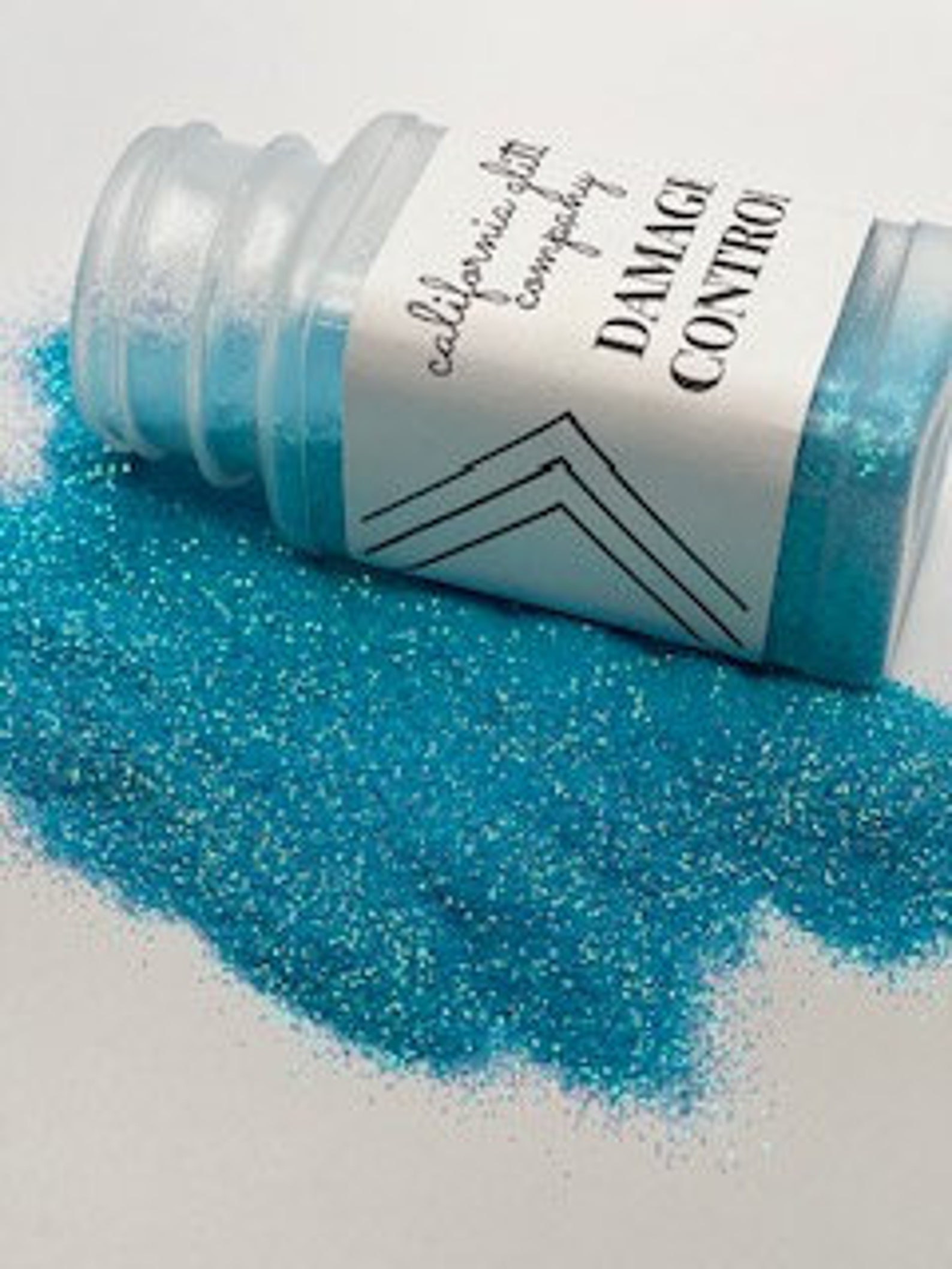 2oz Fine Blue Glitter Shaker Bottle High Quality Polyester Etsy