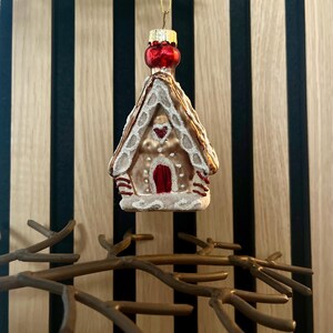 Gingerbread House Bauble, Tree Ornament, Christmas Decoration