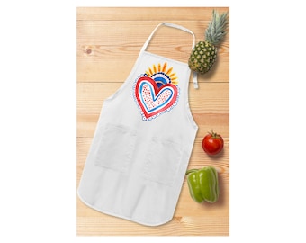 Mexican Heart Apron