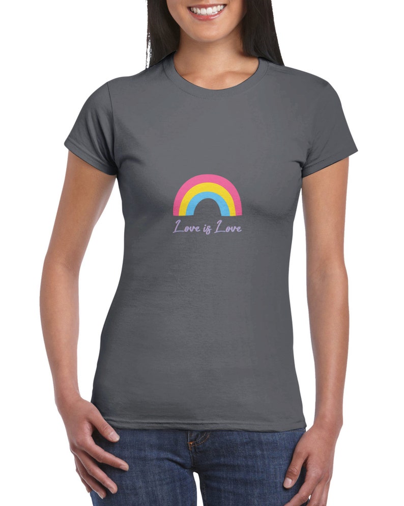 Rainbow Of Love Charcoal - 2XL