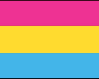 Pansexual Pride Flag - Premium Matte Paper Poster