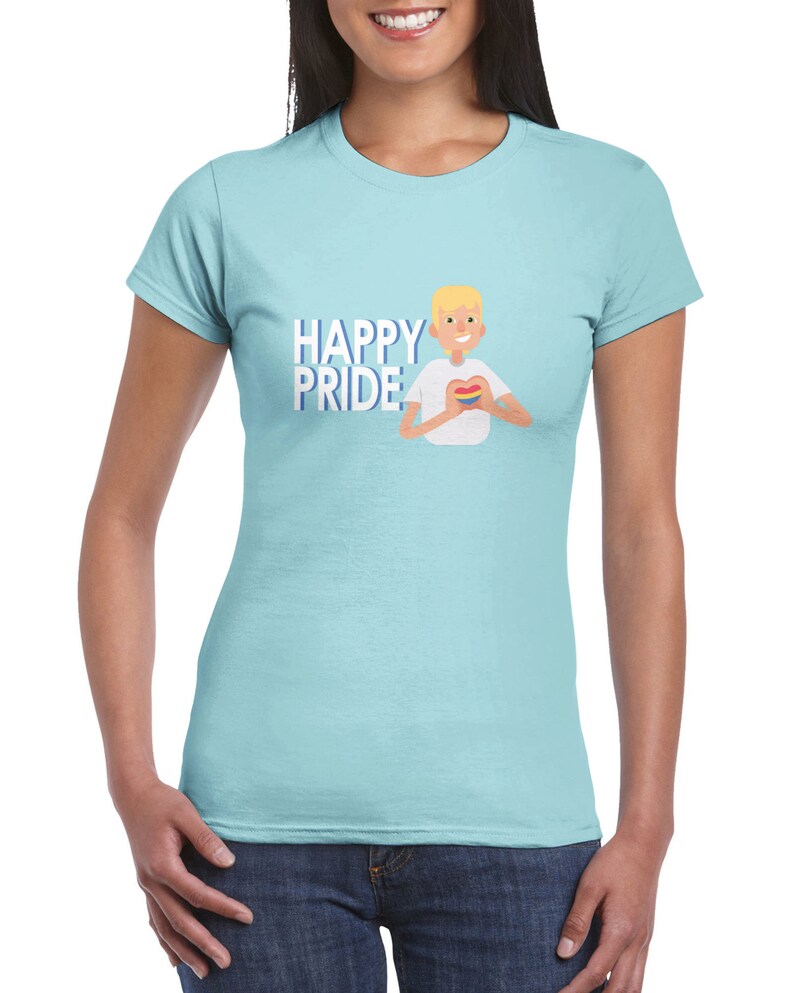 Happy Pride Powder-blue - M