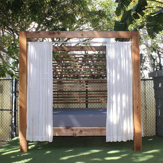 Backyard cabana bed deals