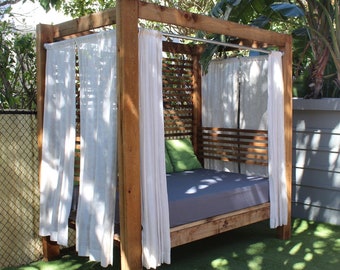 Handmade Backyard Cabana / Daybed by Oasis Designs