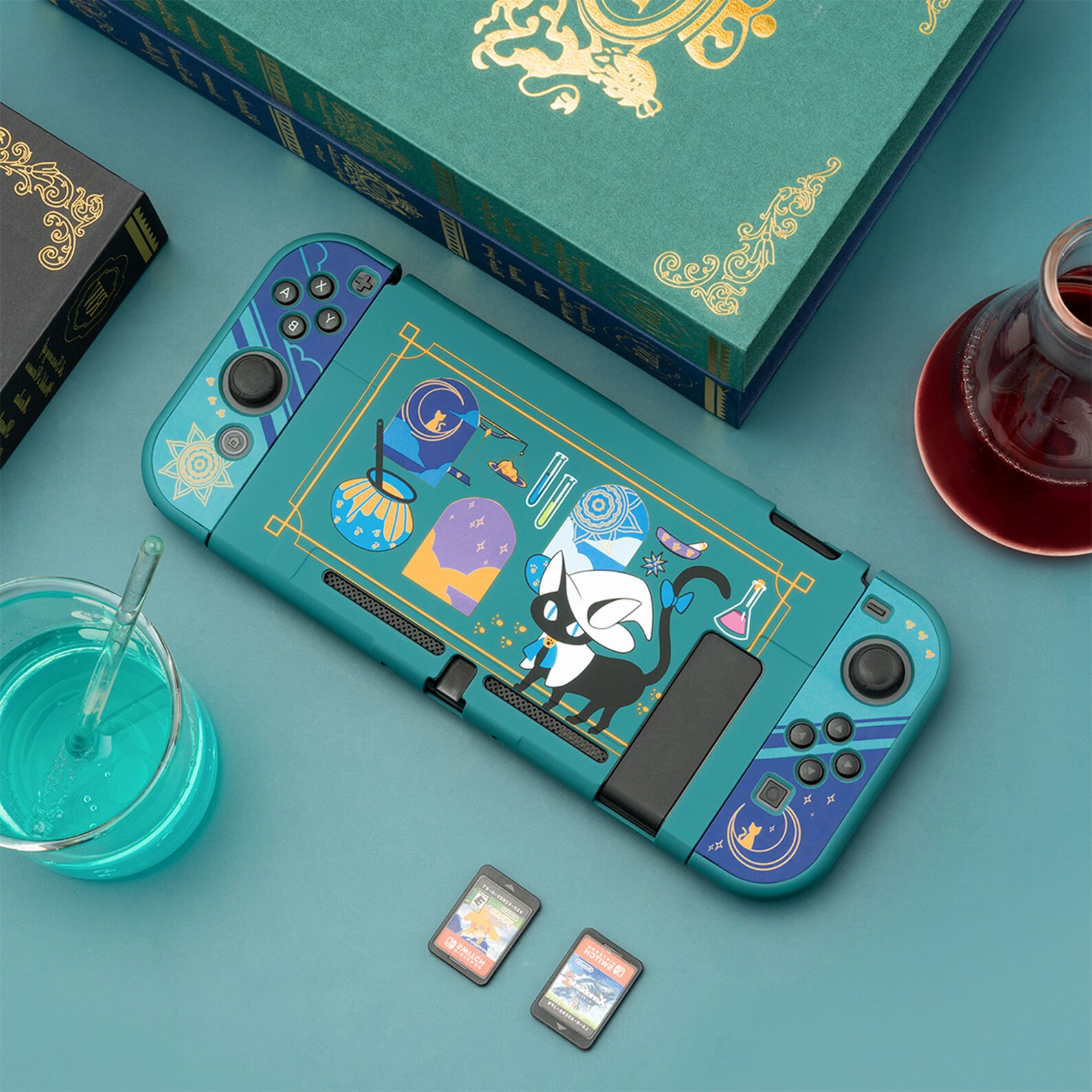 Night Cat Nintendo Switch Case Switch Shell Nintendo Switch Etsy