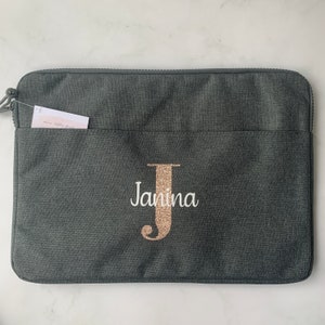 Personalisierte Laptop Tasche mit Initial Namen Laptop Tasche 13 & 15 Zoll Muttertag Geschenk Geschenkidee Bild 2