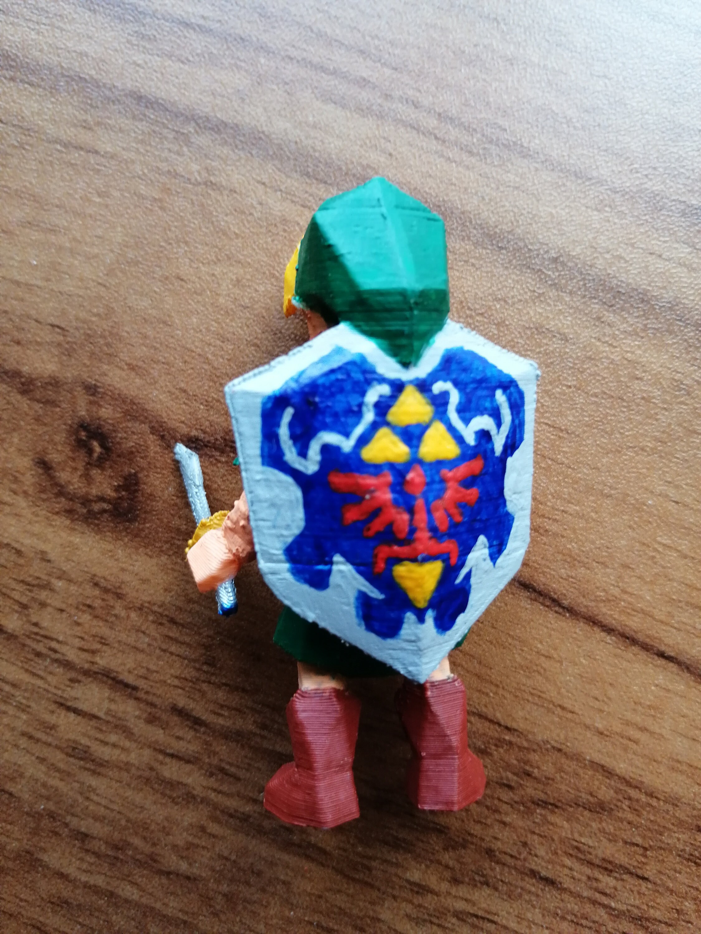 Child Link N64 Ocarina of Time lowpoly 3D printed figure Etsy