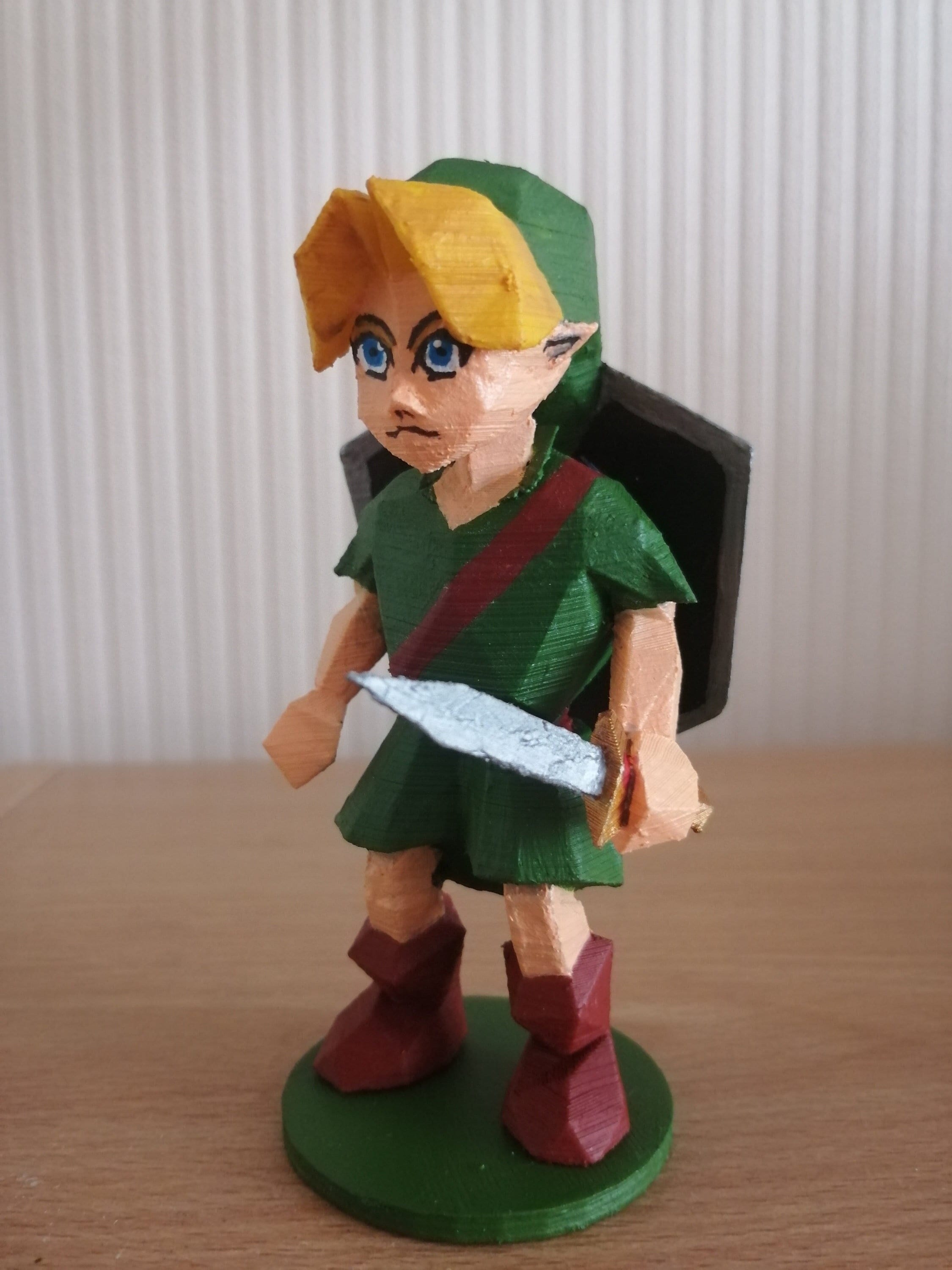 Link Figure The Legend of Zelda, Modelo Anime, Espada Mestra GK, Estatueta  de Ação, Brinquedo para Coleção de Estátuas, Altura 1:7, 20cm