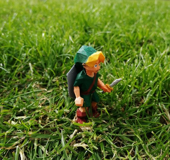 Child Link N64 Ocarina of Time lowpoly 3D printed figure Etsy