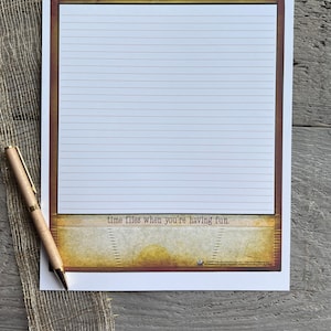 Moldura Polaroid antiga Reto para download digital instantâneo de papelaria para impressão de 8,5 x 11 pol., papel para anotações pautado/sem pauta para diário/álbum de recortes
