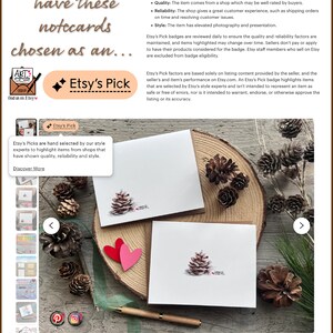 So excited to have these notecards as an Etsy Pick!