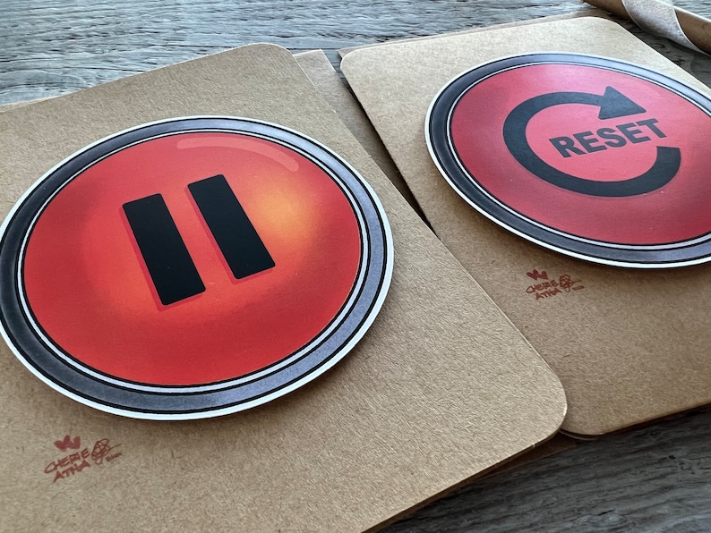 Showing how the buttons stand off of the card