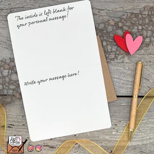 The inside of this card is left blank with ample space for your personal message. Your heartfelt words transform this card into a delightful way to stay connected with friends, spreading cheerful fun or American patriotic vibes!