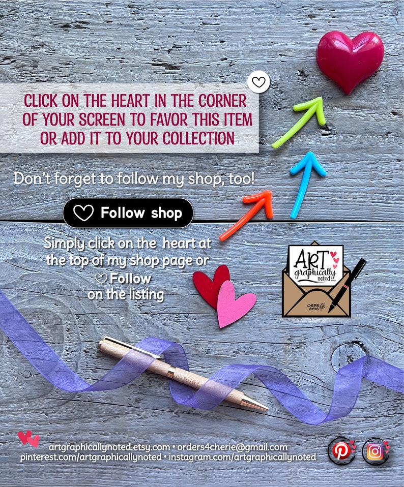 Favor and follow my Etsy Shop : Art Graphically Noted