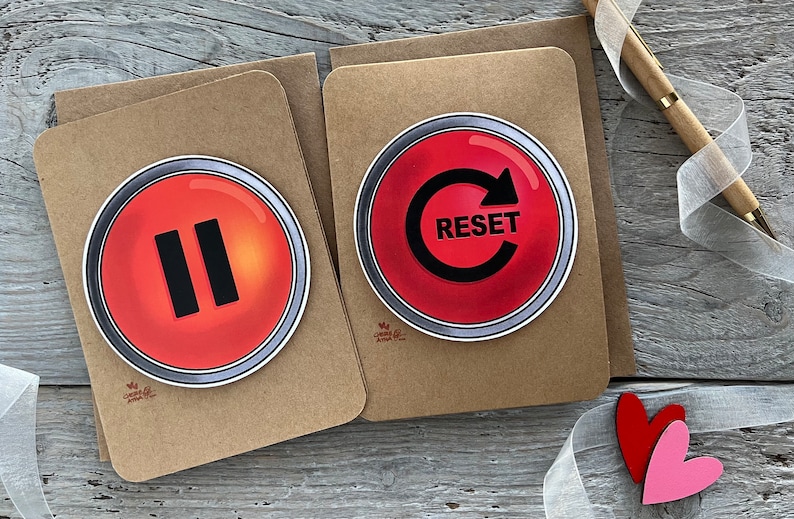 Pause and Reset button cards