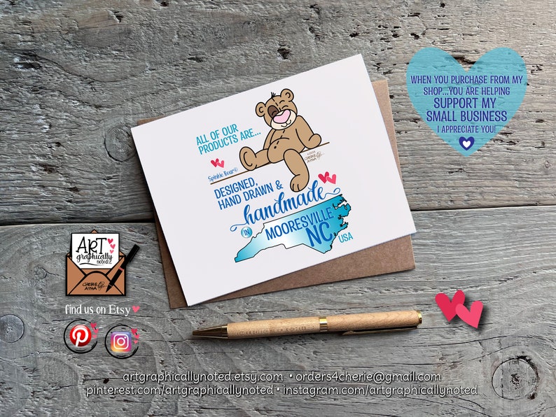 Carte de correspondance Hello Summer avec des sucettes glacées aux couleurs vives, papeterie cadeau d'été mignonne fantaisiste faite à la main à partir d'oeuvres d'art originales dessinées à la main image 10