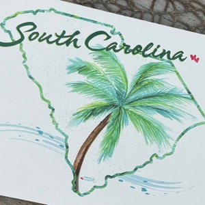 Up close details of the card