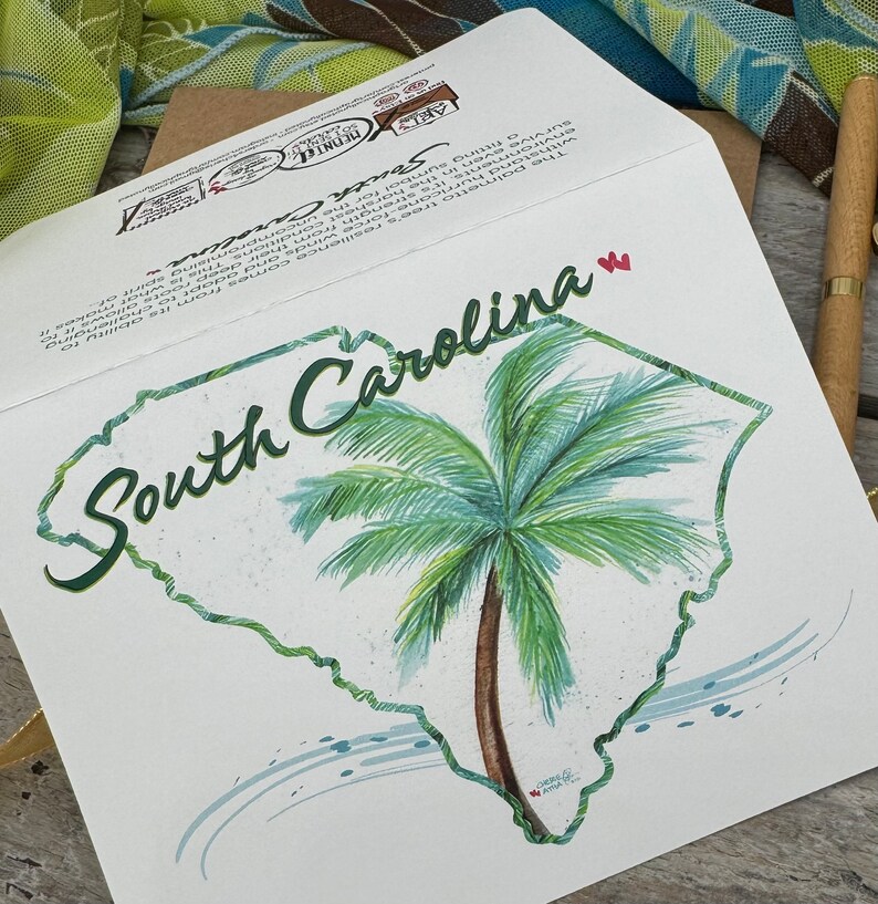 Showing the up close front of the card