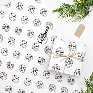 Hockey Mask Wrapping Paper
