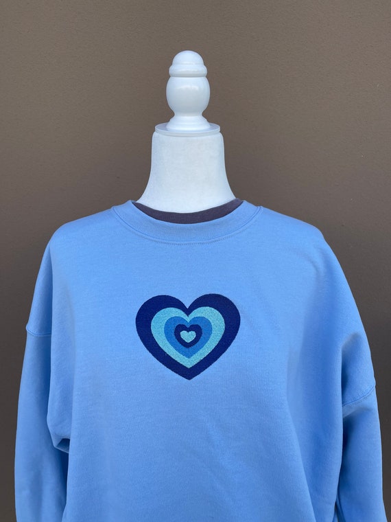 Latte Heart Aesthetic Crewneck Trendy Pinterest Sweatshirt | Etsy