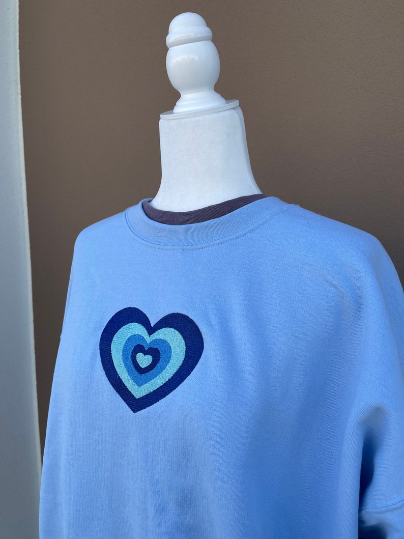 Latte Heart Aesthetic Crewneck Trendy Pinterest Sweatshirt | Etsy