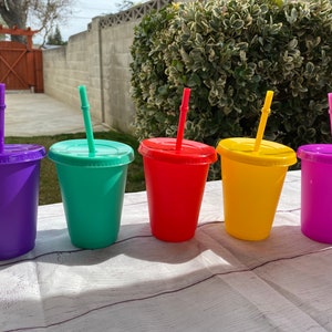 Bundle of 5 solid color mini cups