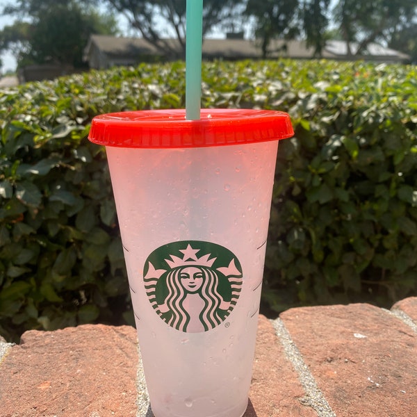 Starbucks marble swirl starbucks cold cup, color changing, 24oz, summer 2021