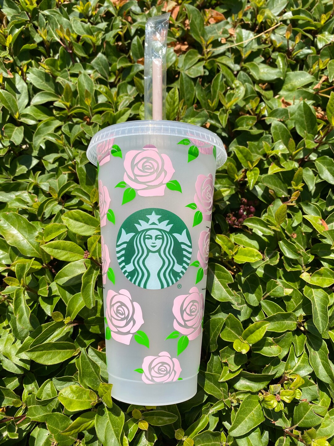 Rose Starbucks Cup Etsy