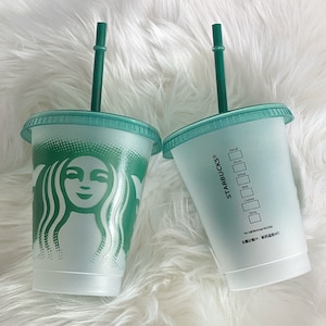 Starbucks green siren logo mini cups, 16oz