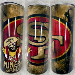 Sports tumbler, football, 20oz sublimation tumbler
