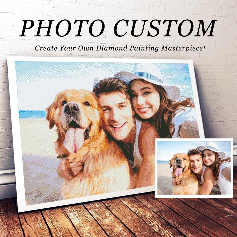 Custom Diamond Painting Kit Full Drill Square/round Perfect Gifts for All  Occasions Free Photo Enhancement 
