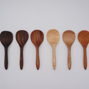 Handmade Wooden Rice Spoons Paddles
