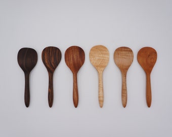 Handmade Wooden Rice Spoons Paddles