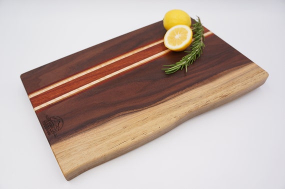 Cheese Board Bread Board Beautiful Figured Walnut Cutting Board Charcuterie Board