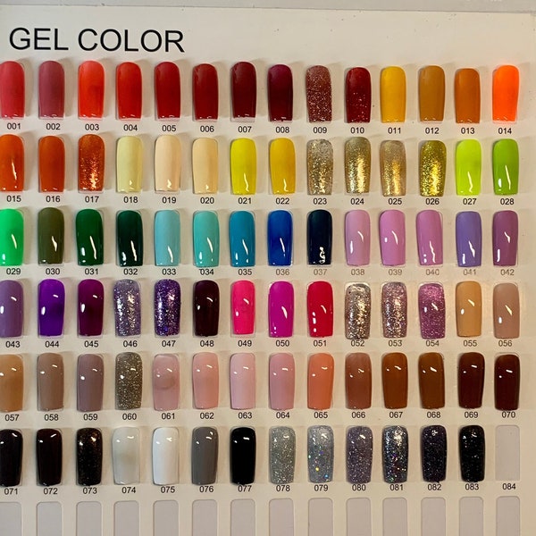 Solid Press On Nails | 1 Color Set