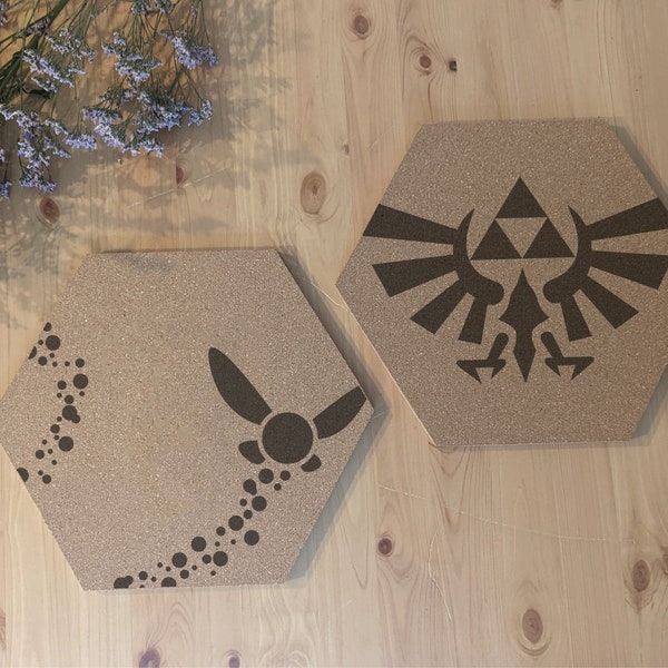 Zelda Themed Hexagon Pin Boards
