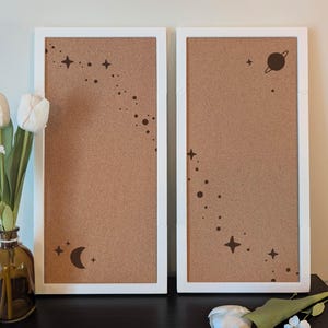 Night Sky Cork Board Designs | Pin Display