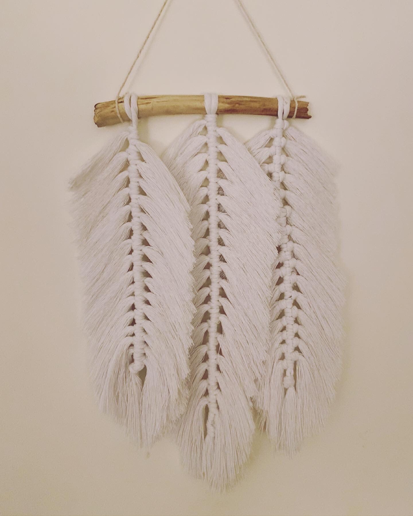 Feather wall hanging Etsy